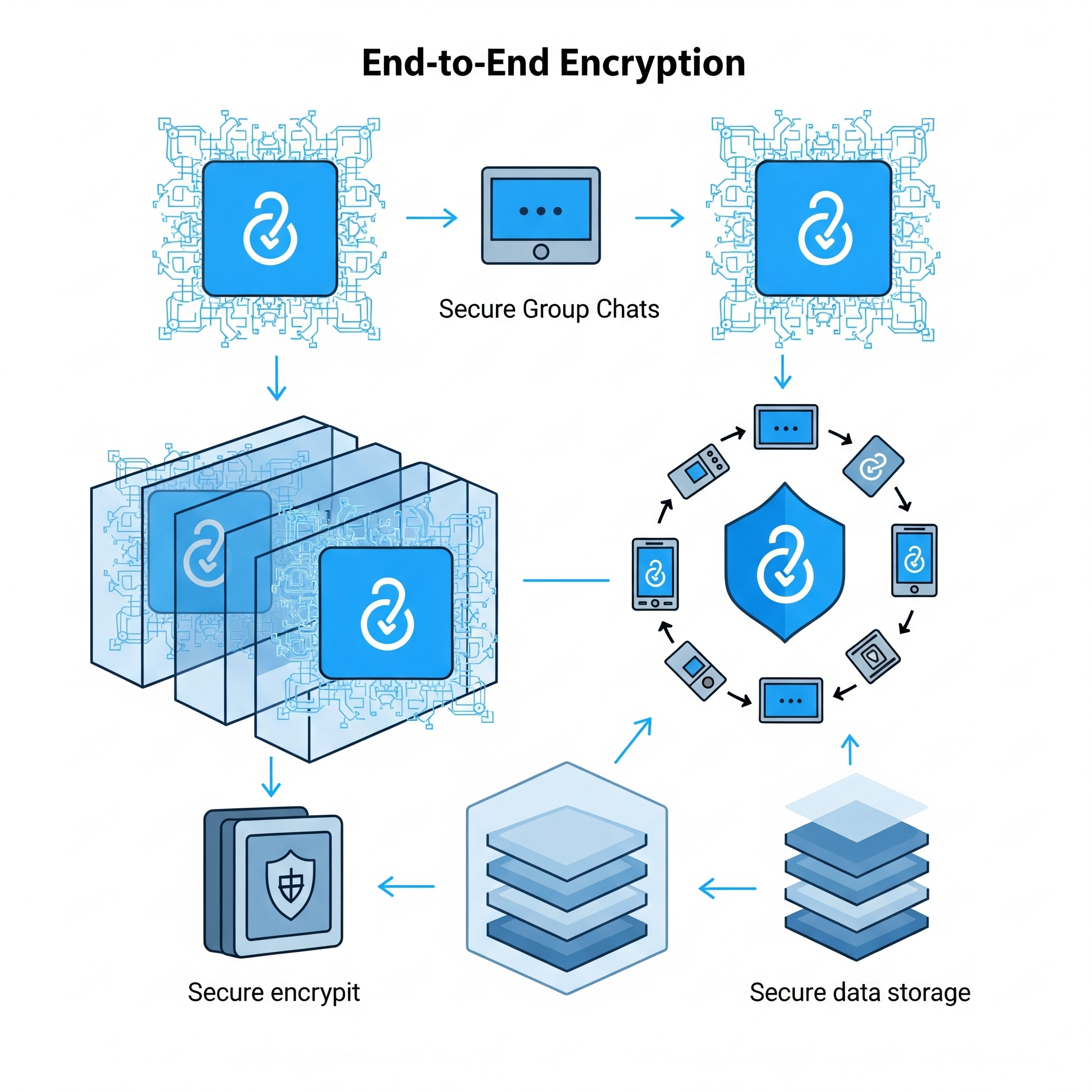 Message Encryption Diagram