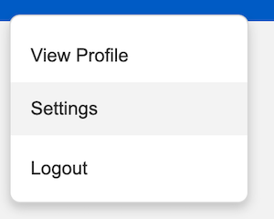 How to access settings
